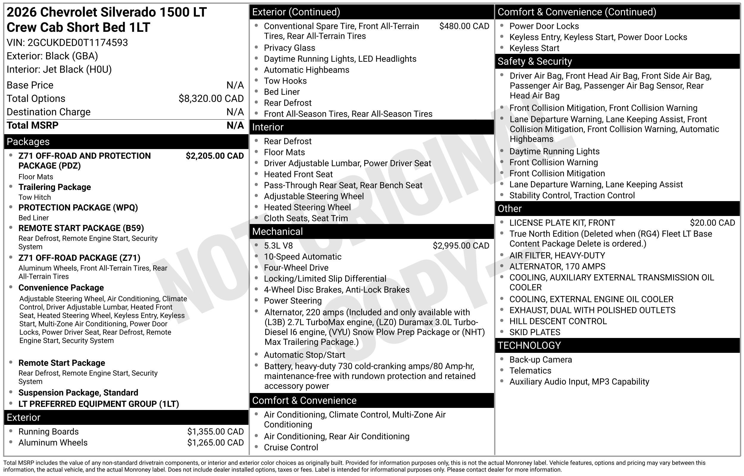 2026 Chevrolet Silverado 1500 LT
