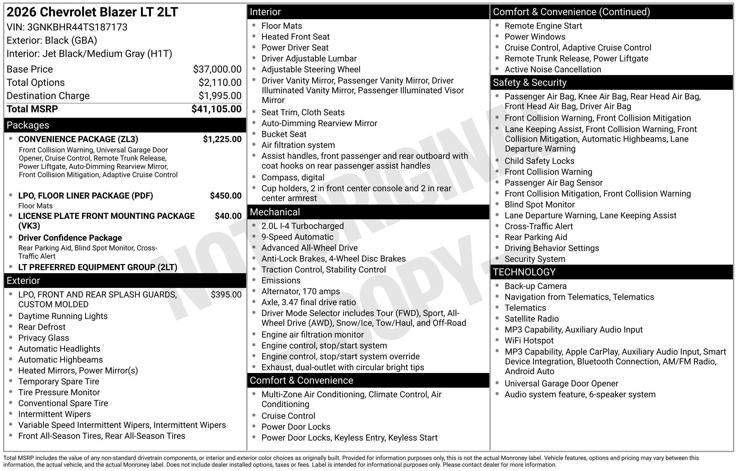2026 Chevrolet Blazer 2LT