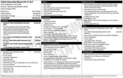 2026 Chevrolet Blazer EV LT
