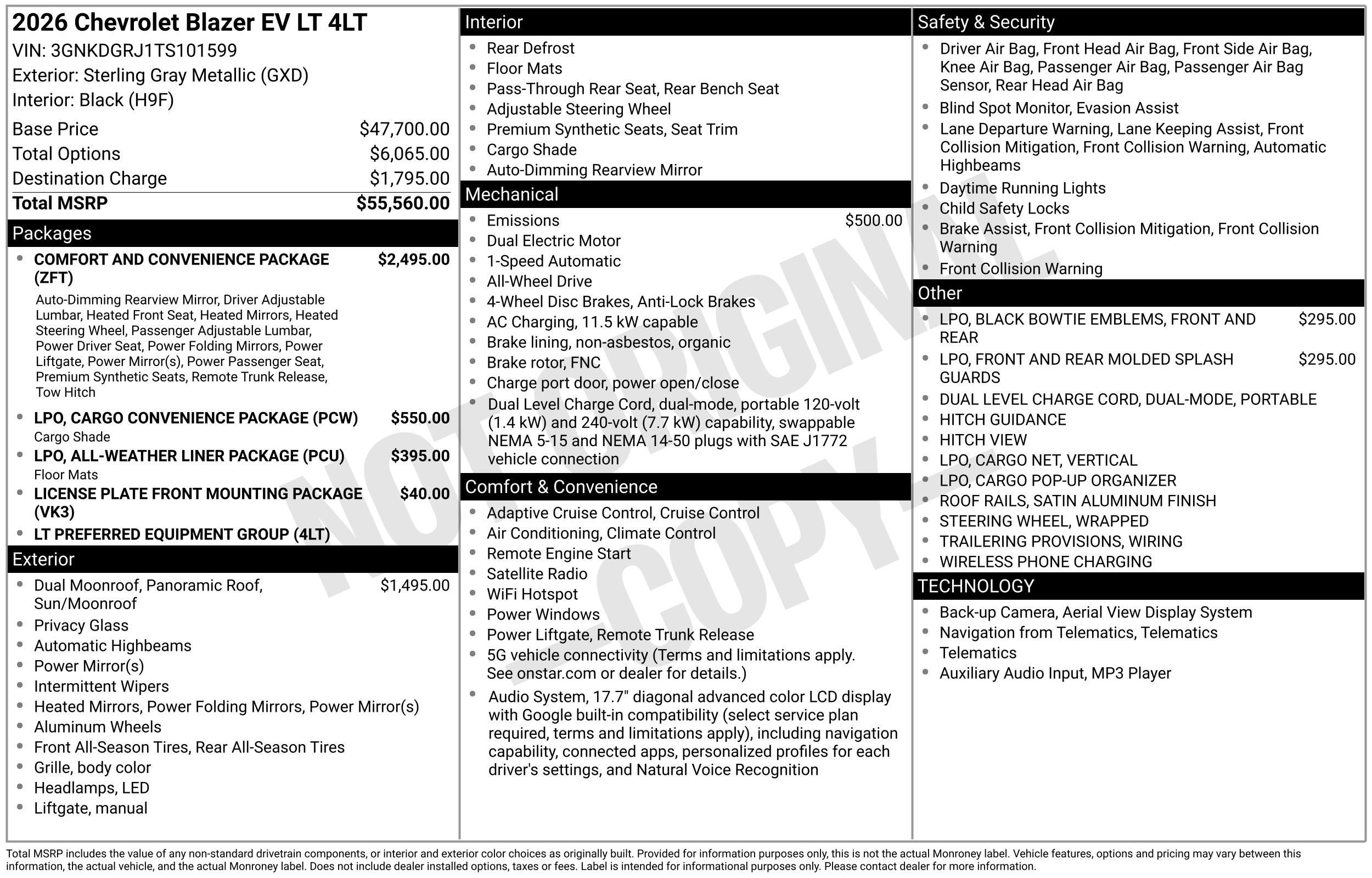 2026 Chevrolet Blazer EV LT