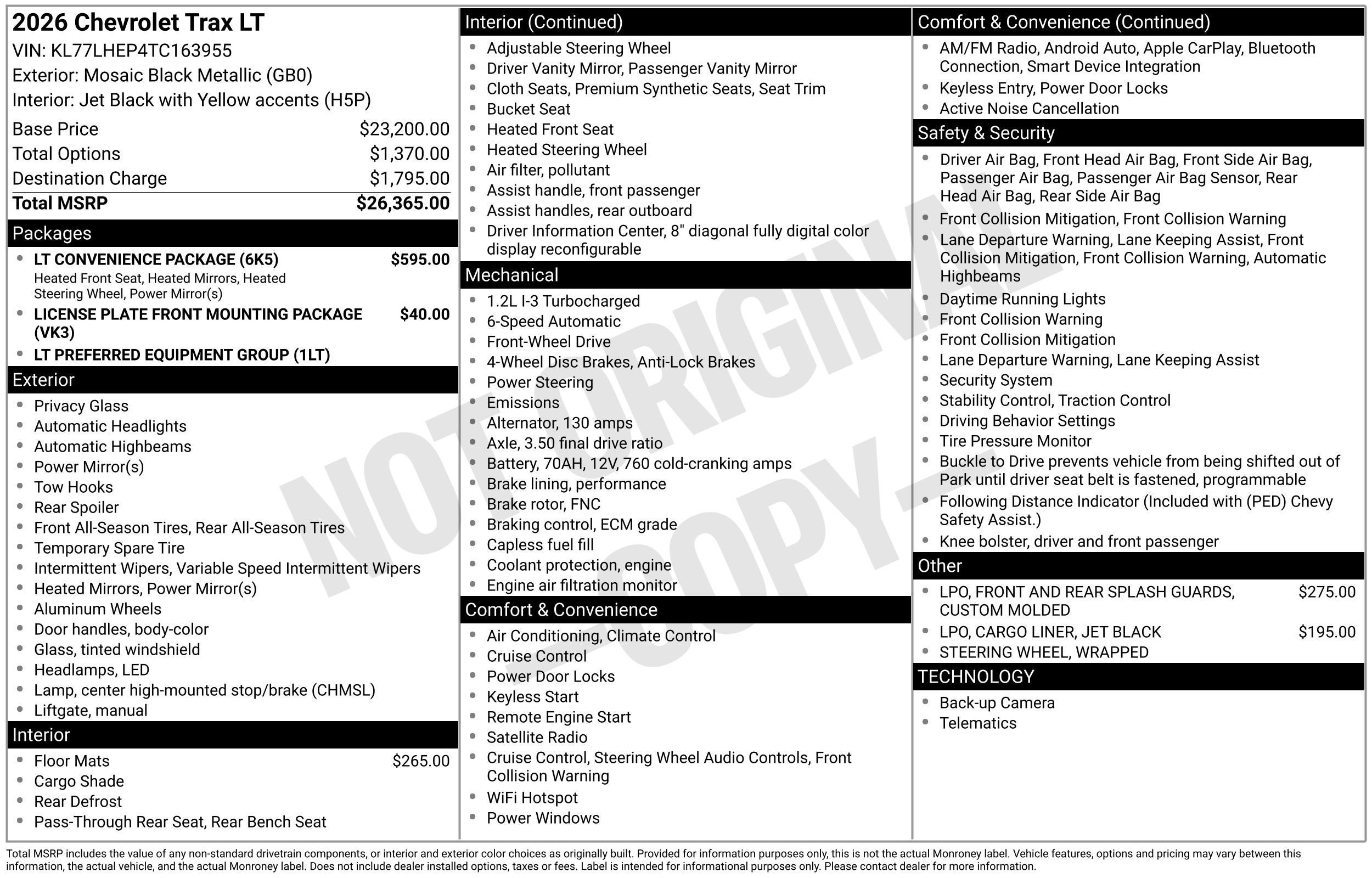2026 Chevrolet Trax LT