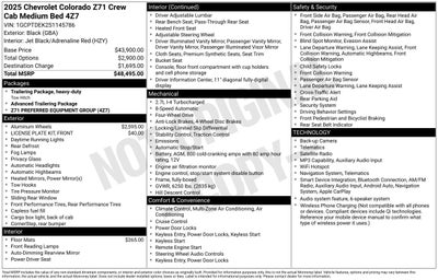 2025 Chevrolet Colorado Z71