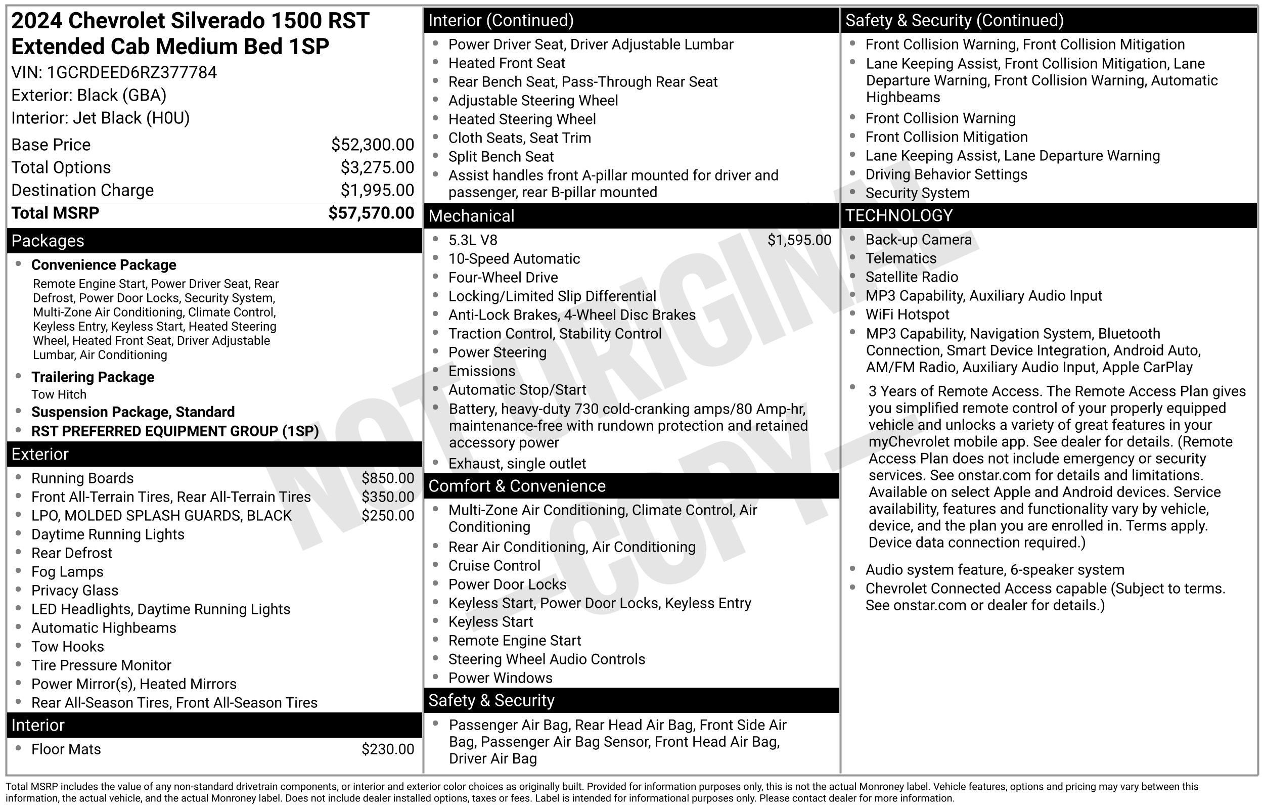2024 Chevrolet Silverado 1500 RST