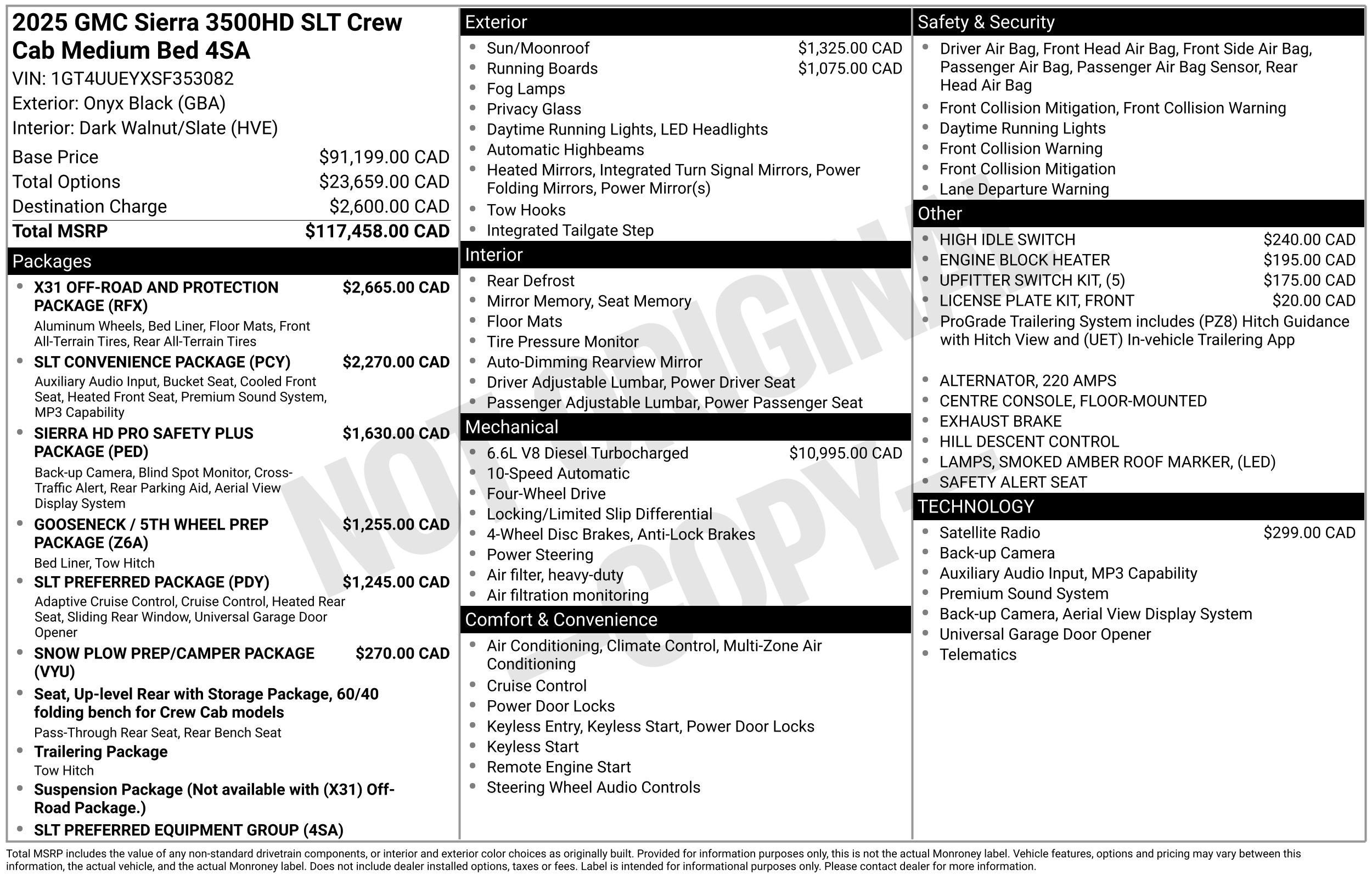 2025 GMC Sierra 3500 HD SLT